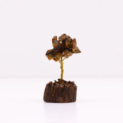 Mini Gemstone Tree On Wood Base - Tigereye (15 stones) product image 3