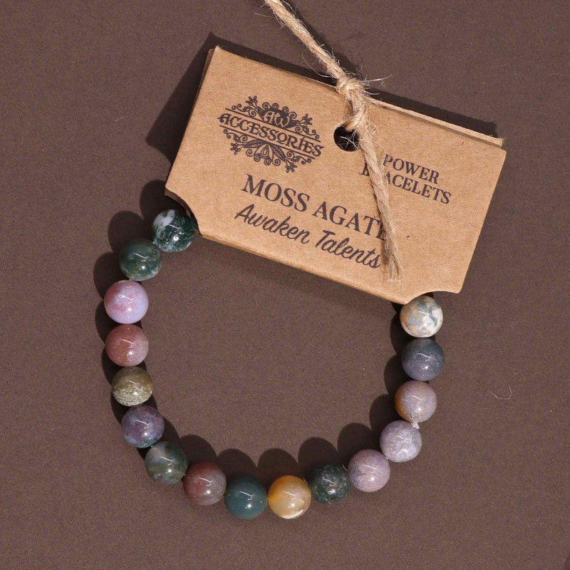 Power Bracelet - Moss Agate product image