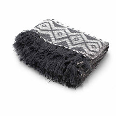 Boho Comfort Throws - Grey Geometric product image 6