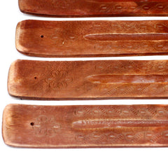 Carved Mango Wood Ashcatcher 10" product image 5