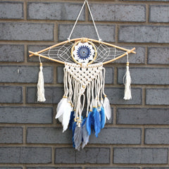 Protection Dream Catcher - Sm Macrame Evil Eye product image 3