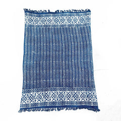 Handmade Indigo Throw - 170x120cm - Seedha Arrows product image 4