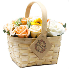 Large Orange Bouquet in Wicker Basket product image 3
