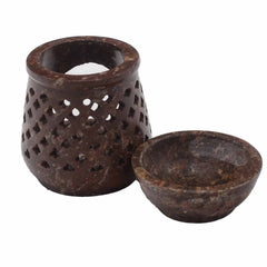 Small Soapstone Oil Burner 8cm - Classic product image 4