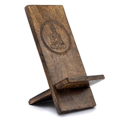 Wooden Carved Phone Stand - Buddha product image 2