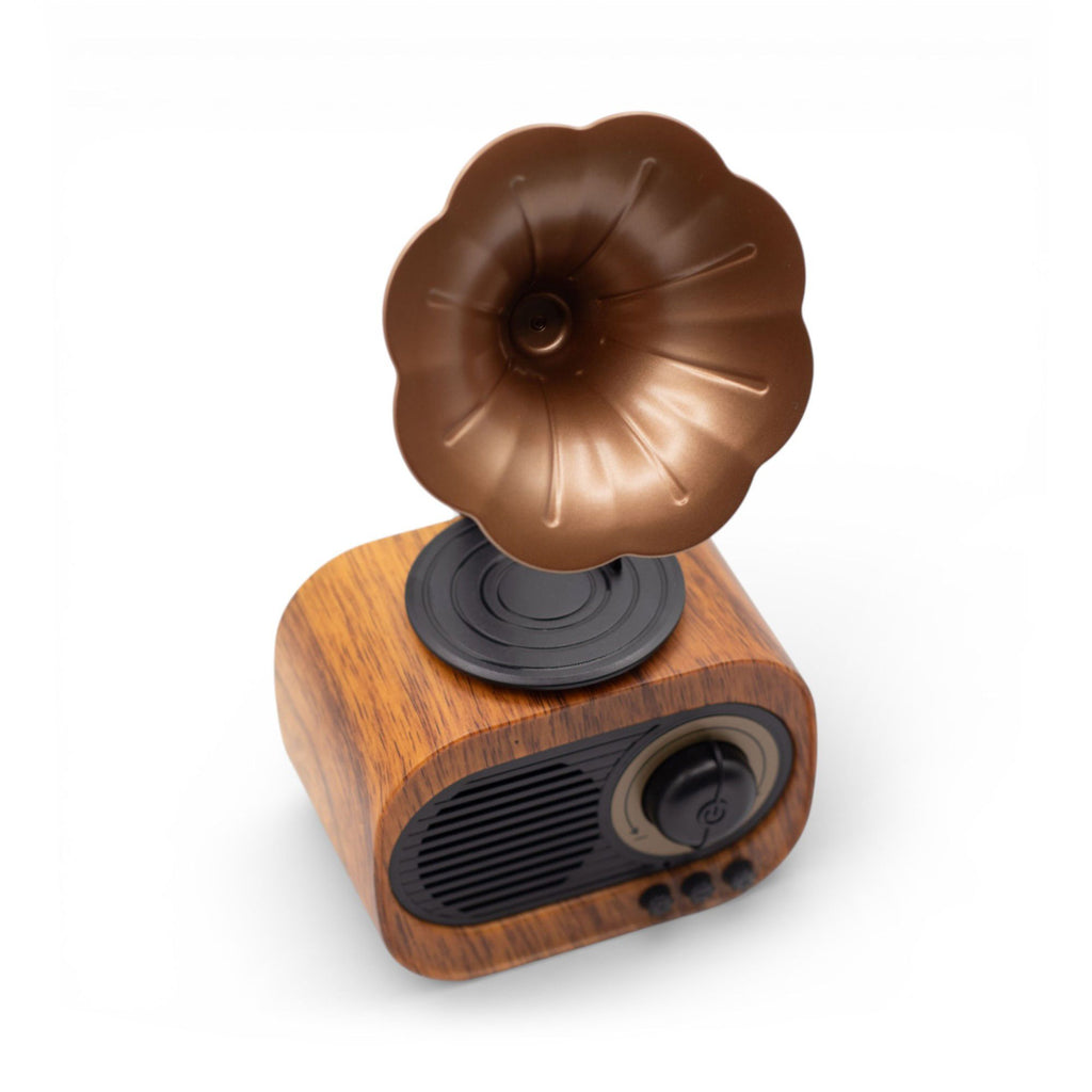 Retro Mini Gramophone Speaker - Bluetooth & FM Radio - 5 watt x 1 product image 8