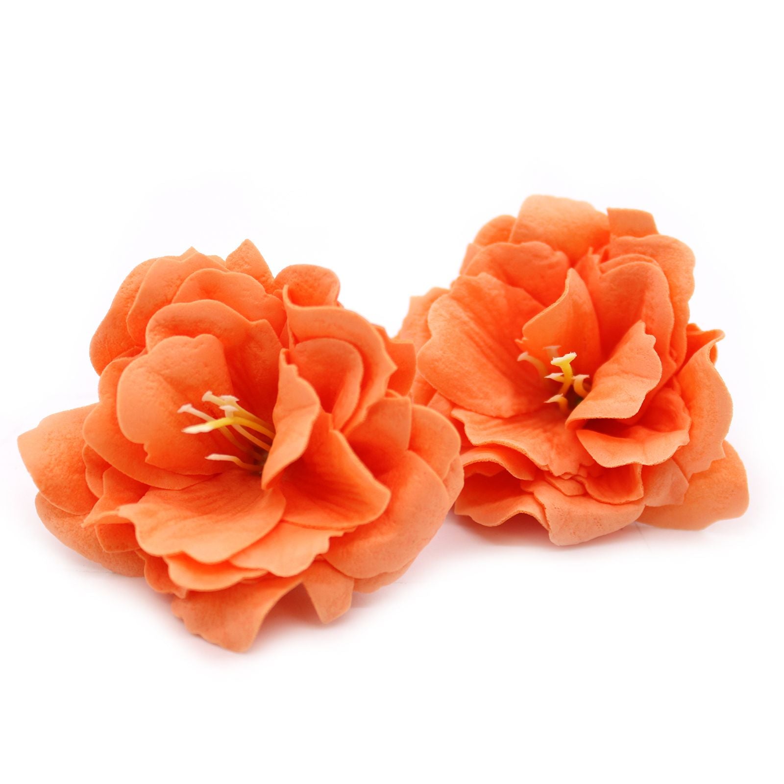 Craft Soap Flower - Small Peony - Orange product image