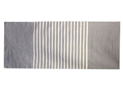 Indian Cotton Rug - 70x170cm - Grey product image