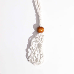 Gemstone Necklace Cord - White product image 3