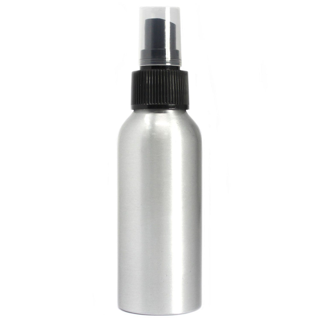 100ml Aluminium Bottle with Black Spray Top product image