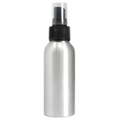 100ml Aluminium Bottle with Black Spray Top product image