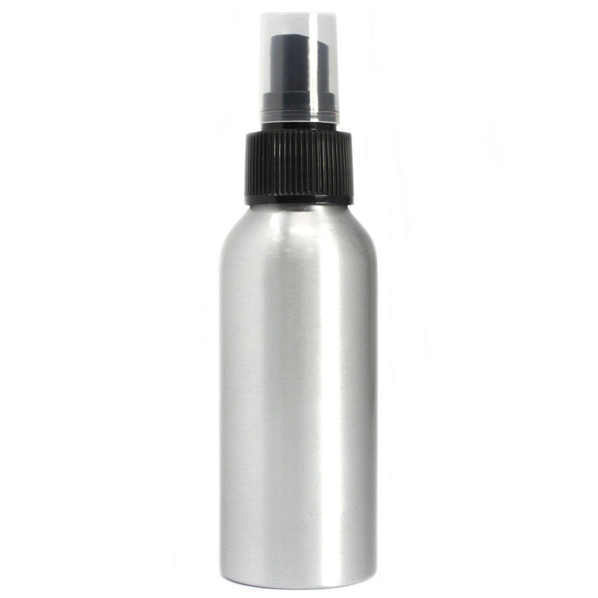 100ml Aluminium Bottle with Black Spray Top product image