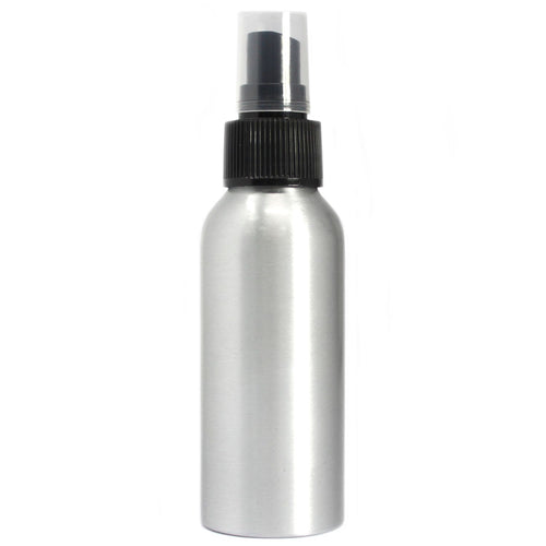 100ml Aluminium Bottle with Black Spray Top product image