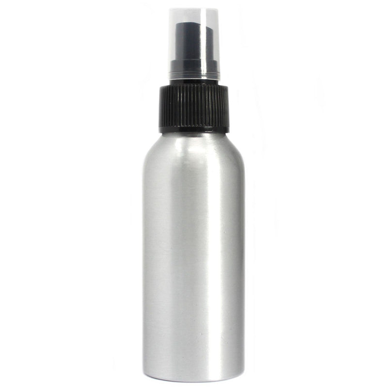 100ml Aluminium Bottle with Black Spray Top product image