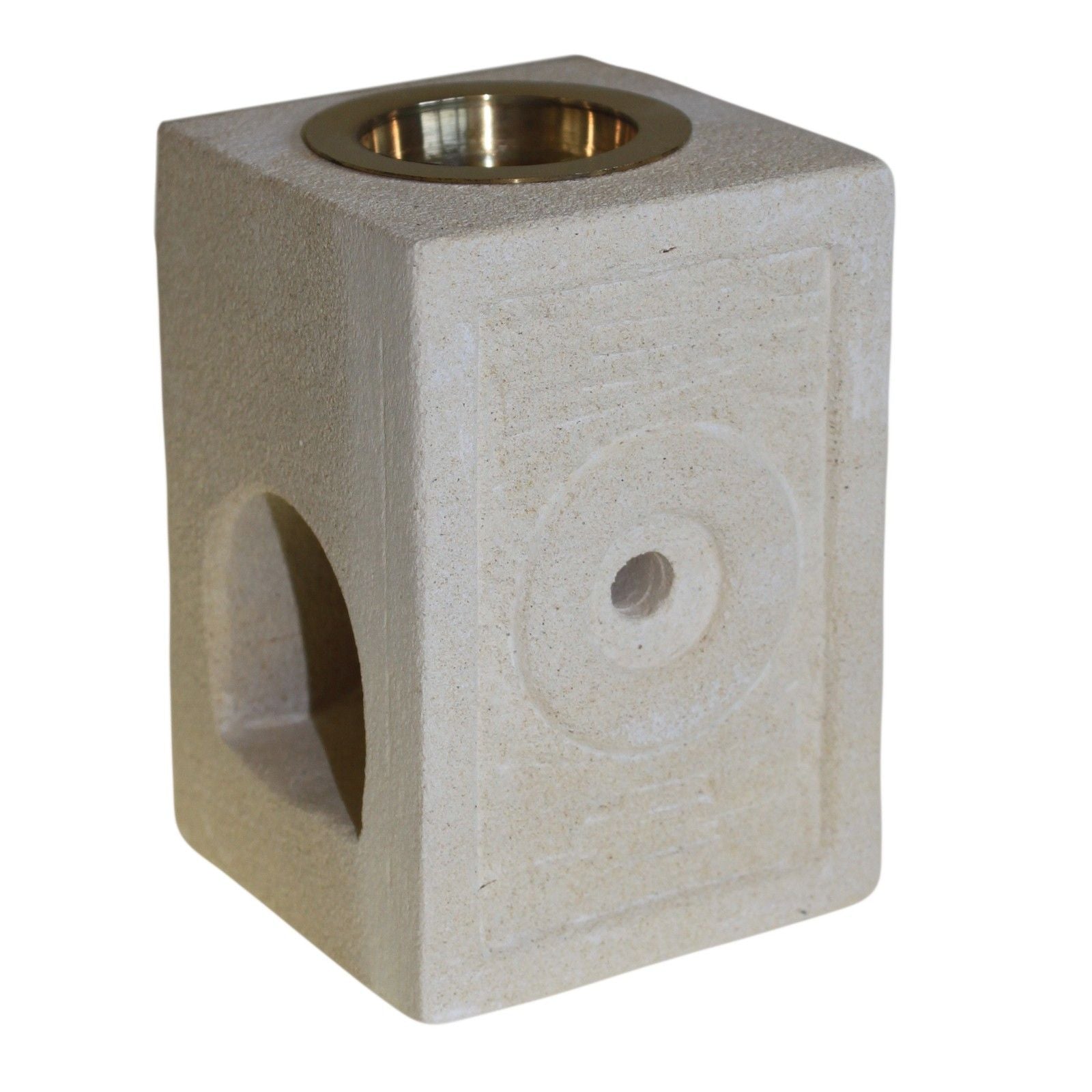 Stone Oil Burner - Square Moorish product image