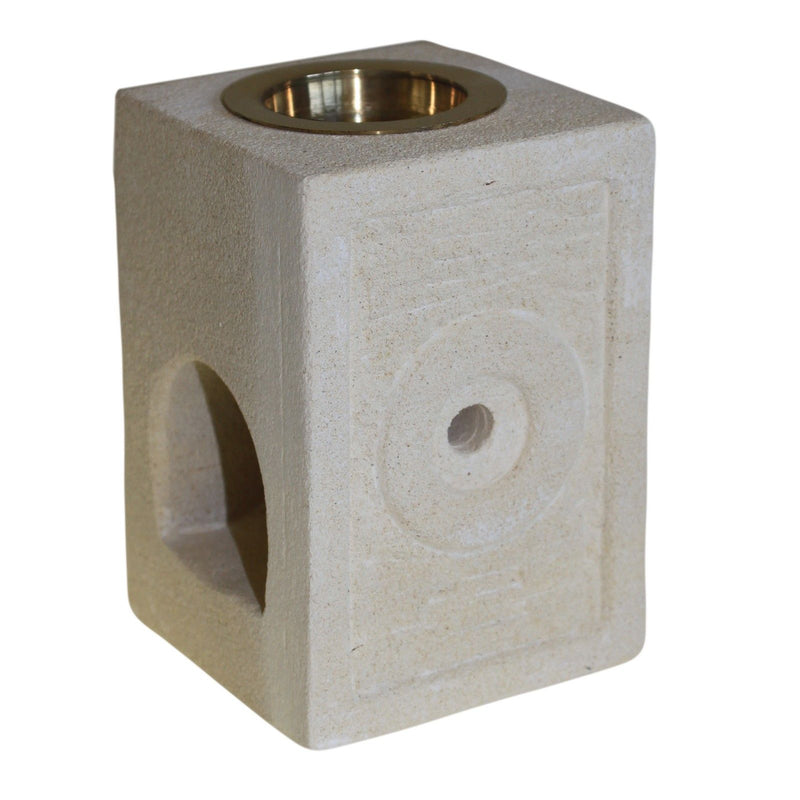 Stone Oil Burner - Square Moorish product image