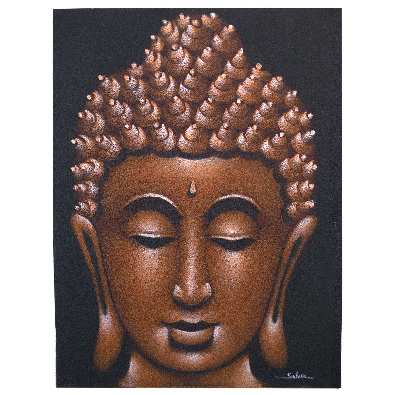Buddha Painting - Copper Sand Finish product image