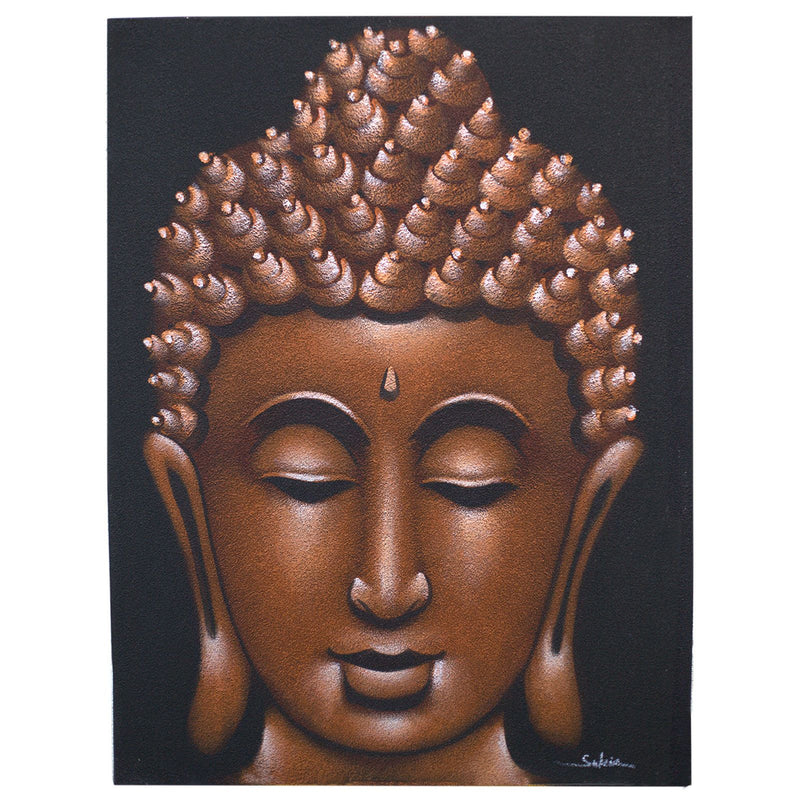 Buddha Painting - Copper Sand Finish product image