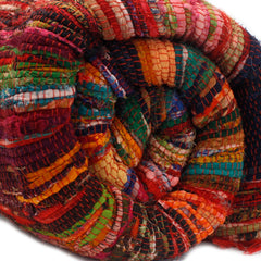 150 x 90cm Luxury Rag Rug - Red product image 3