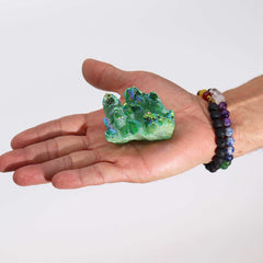 Med Enhanced Quartz - Aura Green Flame Quartz product image