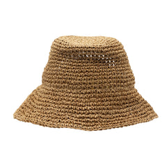 Nomad Sari Floppy Straw Sun Hat - Natural Coffee product image 4