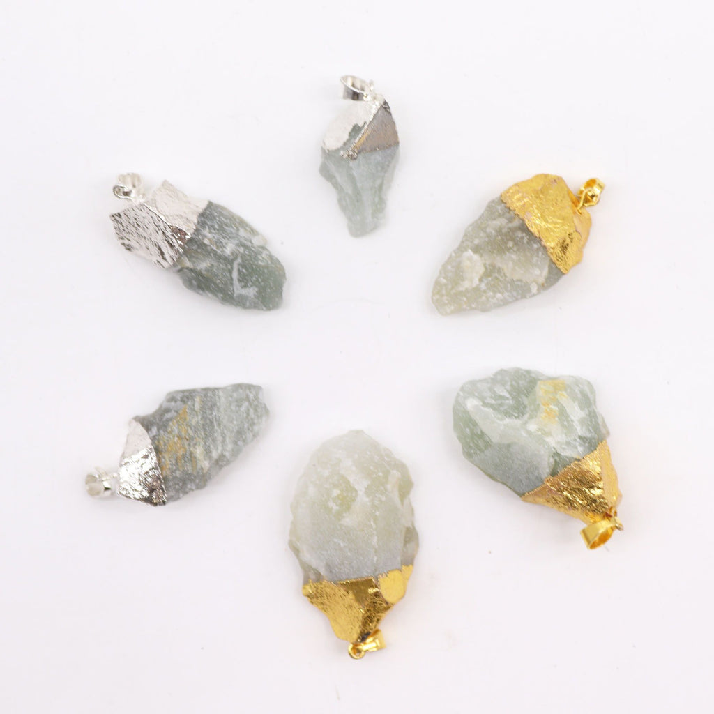 Gemstone Indian Sodalite & Silver Plated Pendants (6 assorted) product image 2