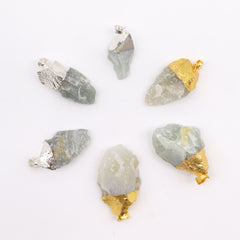 Gemstone Indian Sodalite & Silver Plated Pendants (6 assorted) product image 2