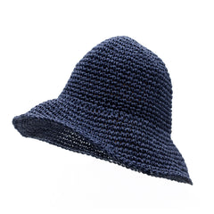 Nomad Sari Floppy Straw Sun Hat - Navy Blue product image 5