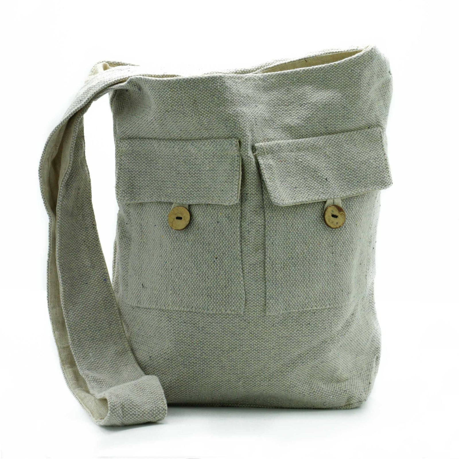 Natural Tones Two Pocket Bags - Stone - Large product image