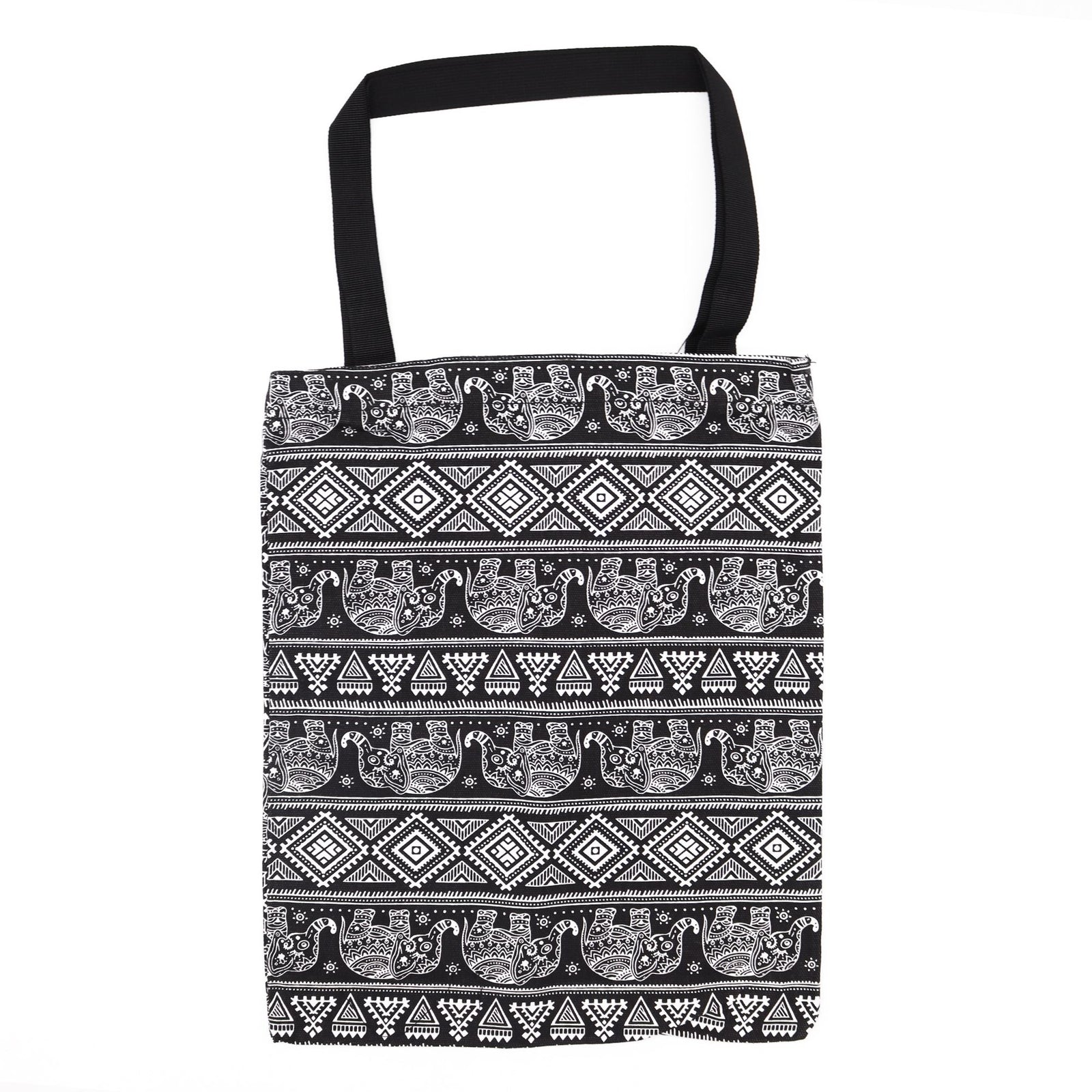 Classic Tote Zipper Bag (Elephants Motiff) 40x34cm product image