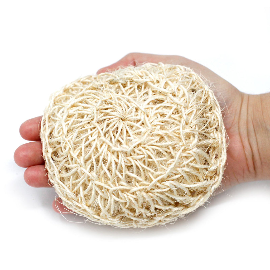 Sisal Sponge and Scrub - Soft Round Exfoliating Cushion product image 3