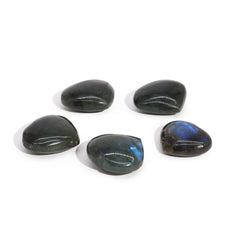 Madagascar Labradorite Hearts Stone (approx 25gm 40mm) product image 2