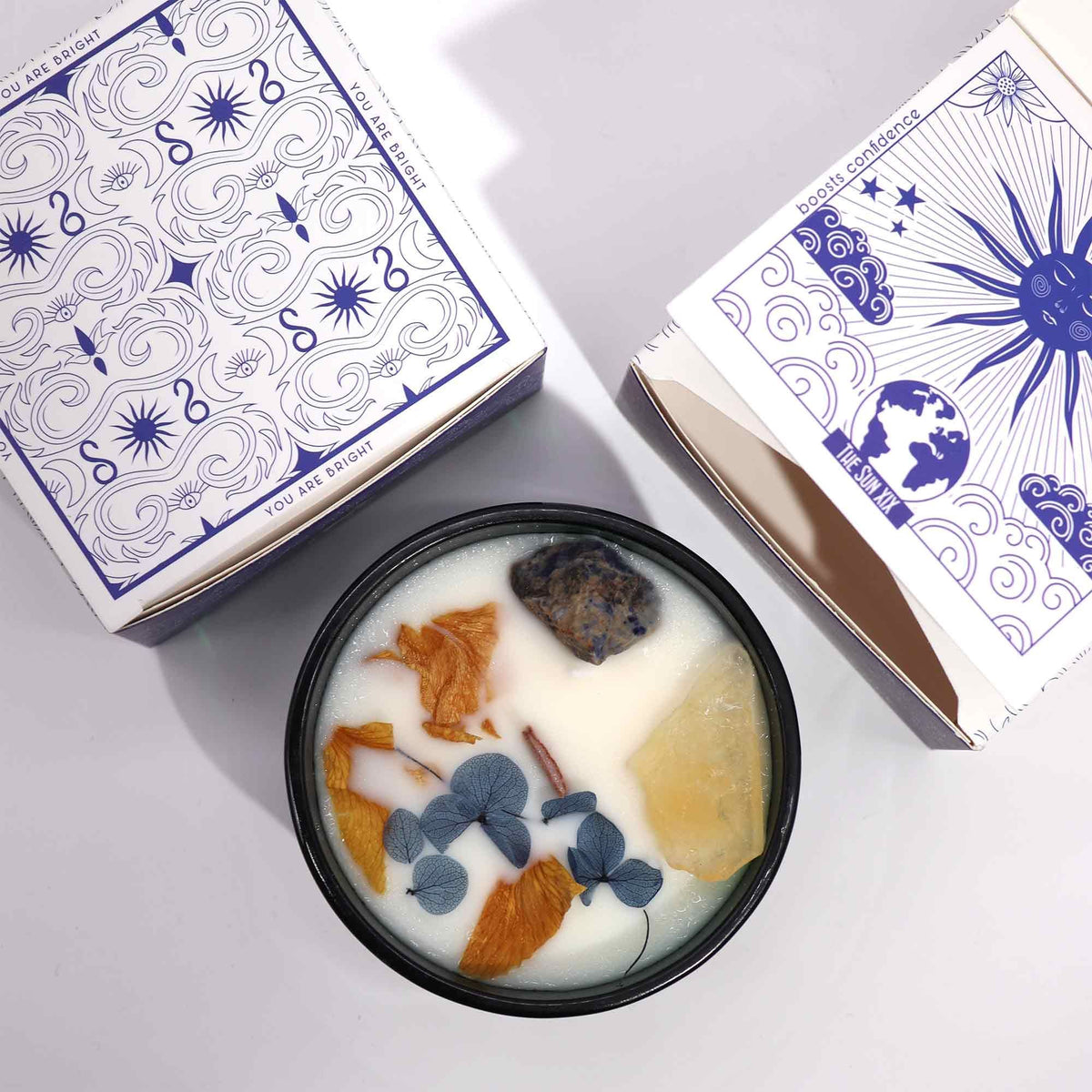 Hop Hare Crystal Magic Flower Candle - The Sun product image 6