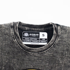 Nomad Sari Stonewashed Cotton T-Shirt - Rebel - Charcoal - Small product image 4