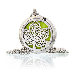 Aromatherapy Diffuser Necklace - Leaf 30mm product image