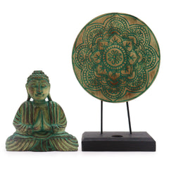 Buddha Feng Shui Set - Buddha Knot - Green product image