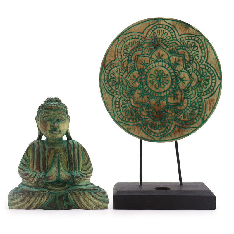Buddha Feng Shui Set - Buddha Knot - Green product image
