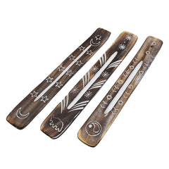 White Washed Incense Holder - Simple product image 4