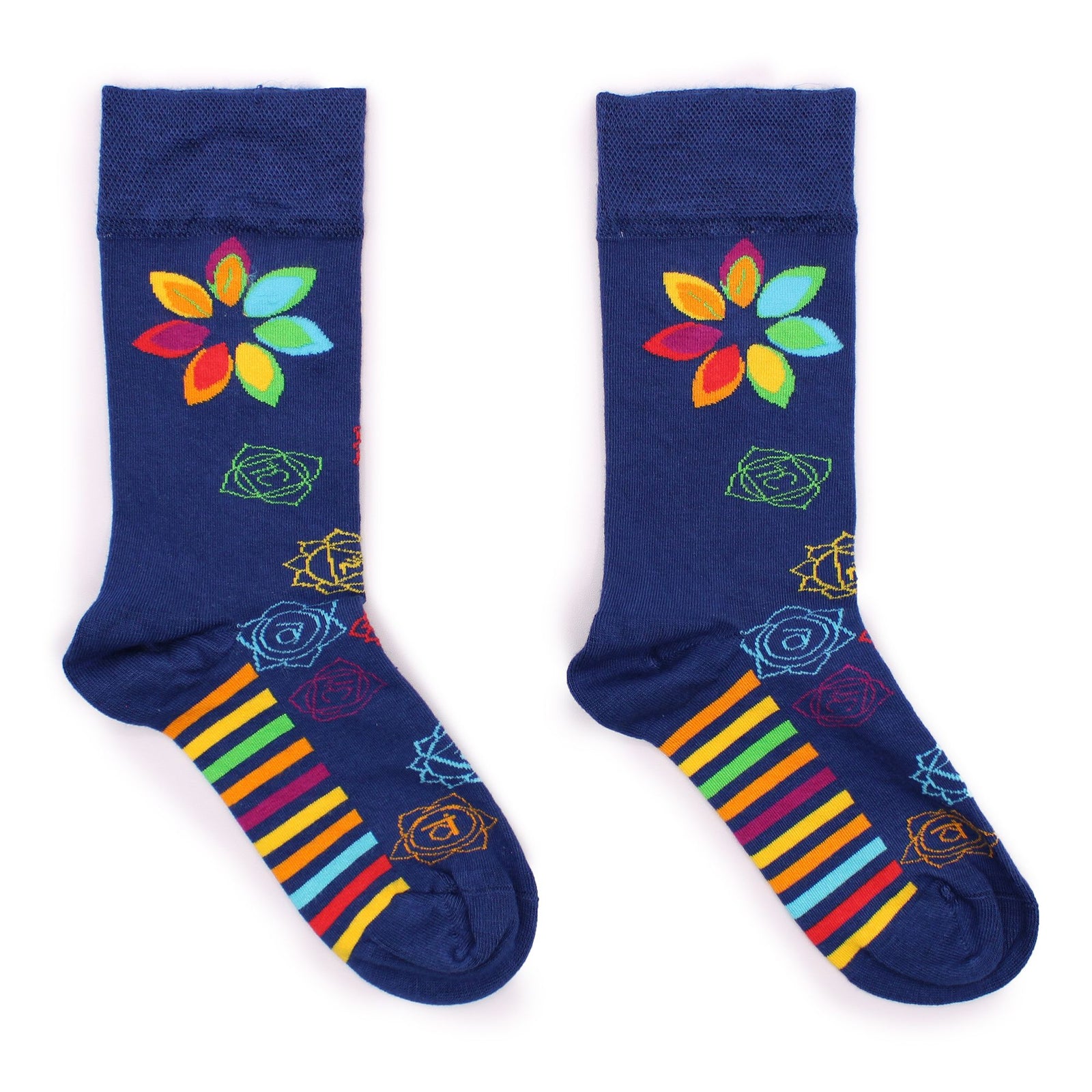 Hop Hare Bamboo Socks S/M - Rainbow Chakra product image