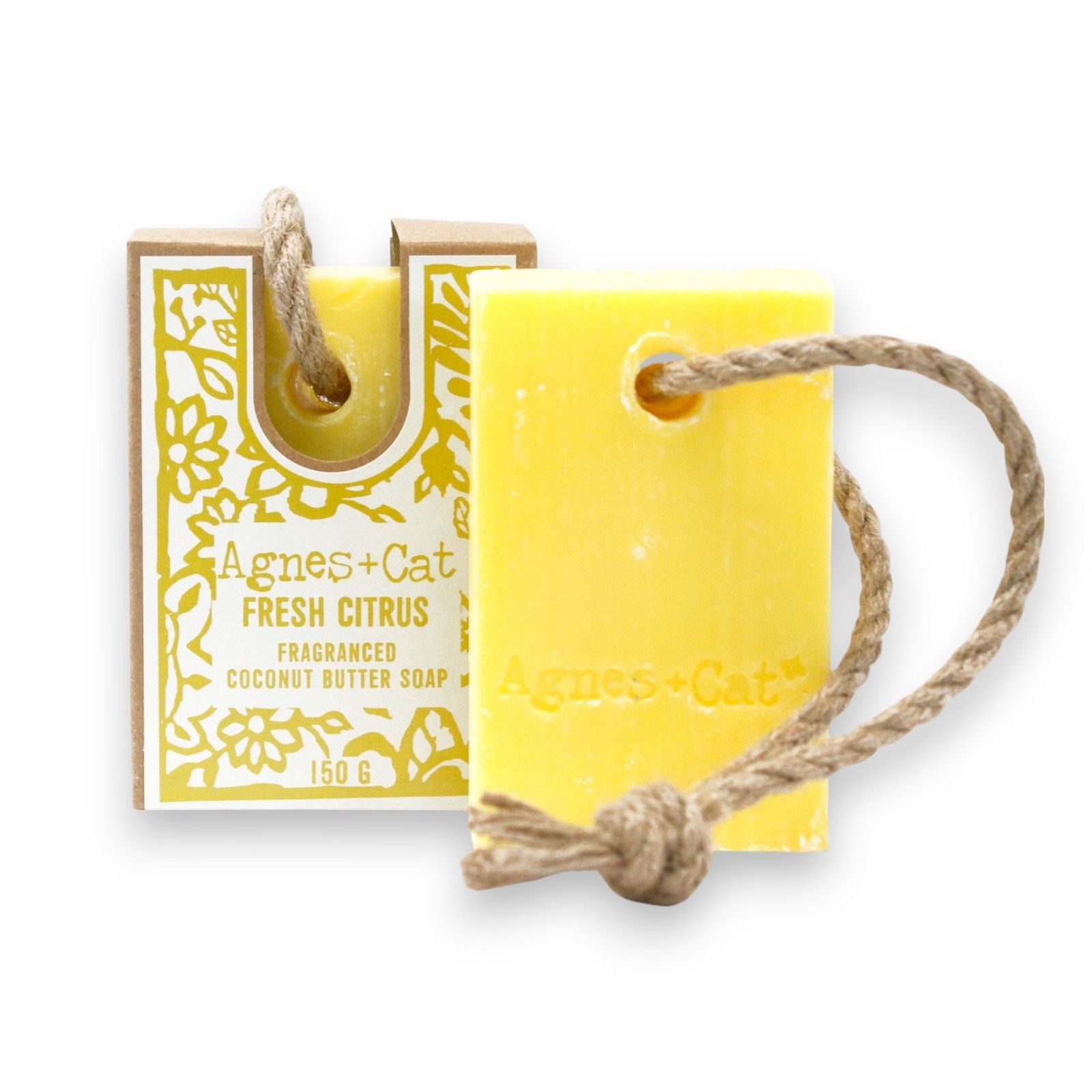 Agnes + Cat Soap On A Rope - Fresh Citrus product image