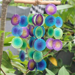 Green & Purple Driftwood Cross Chime product image 2