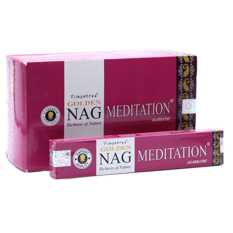 15g Golden Nag - Meditation Incense product image
