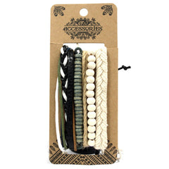 Mens Bracelet Sets - Green & Natural (asst) product image 7