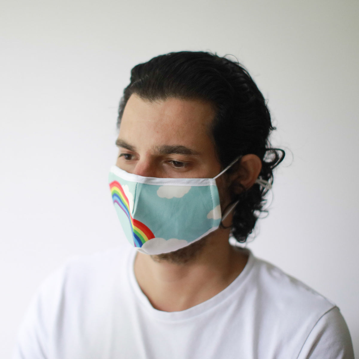 Reusable Fashion Face Mask - Rainbow (Adult) - product image 3