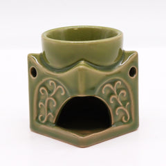 Square Buddha Burner - Light Jade product image 2
