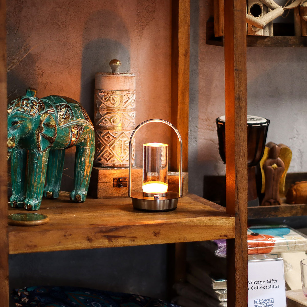Touch Lamp - Crystal Lantern- USB (C) - Rechargable (2000 Watt) - product image 2