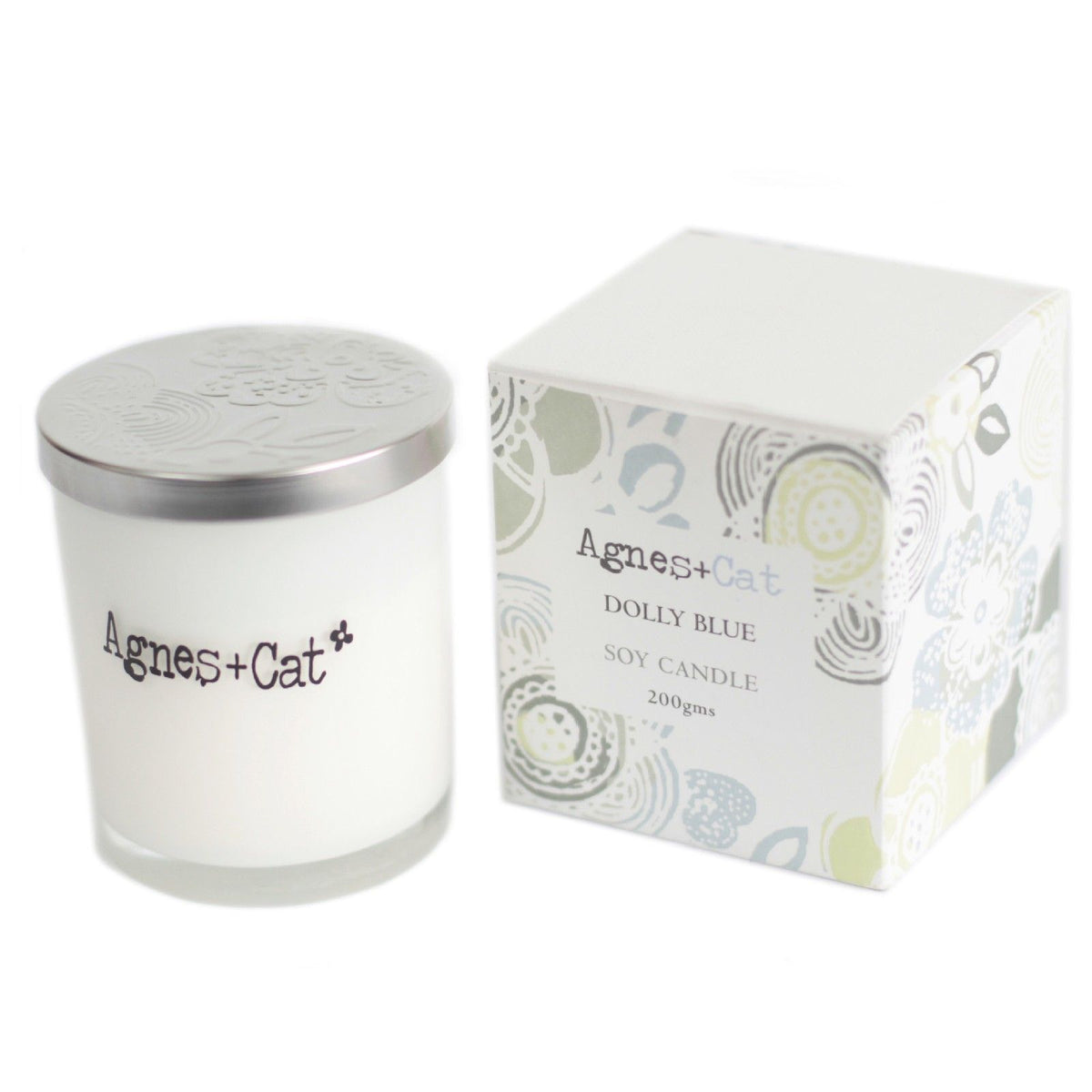 Agnes + Cat Votive Candle - Dolly Blue product image