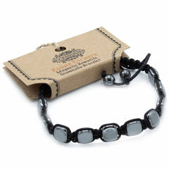 Magnetic Hematite Shamballa Bracelet - Round Corners product image 2