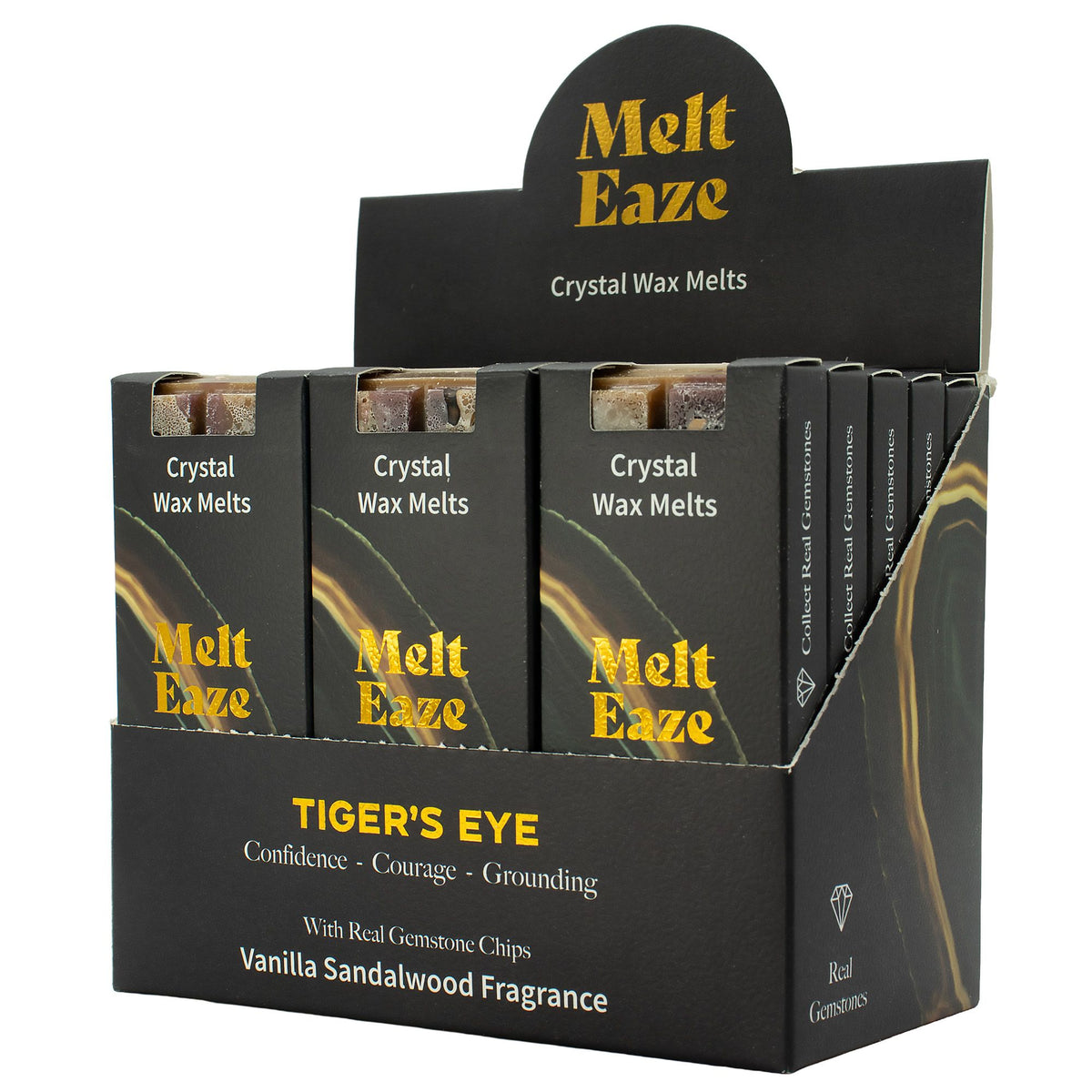 MeltEaze Wax Melts 50g - Tigereye Strength - Vanilla Sandalwood product image 6