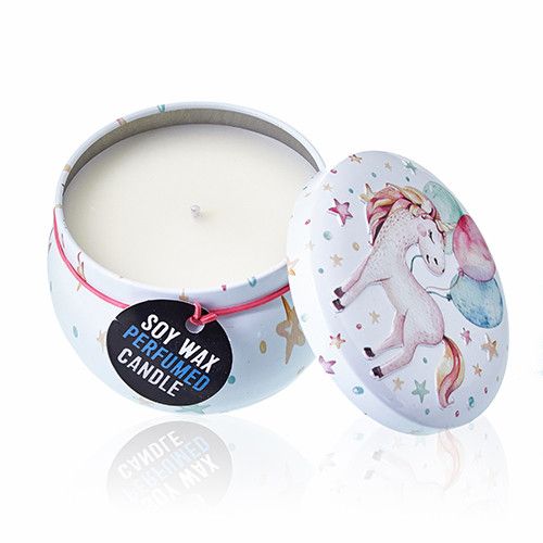 Art Tin Candle - Assorted Design - Unicorns - Moonstone product image 7